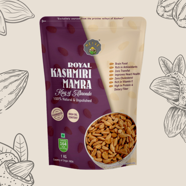 Royal Kashmiri Mamra Almonds 1KG