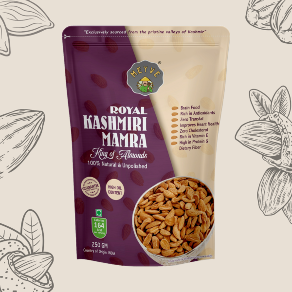 Royal Kashmiri Mamra Almonds 250GM