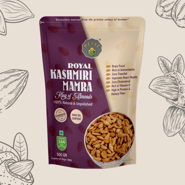 Royal Kashmiri Mamra Almonds 500GM